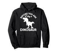 Amputated Leg Gifts Amputee Before You Ask It Was a Dinosaur Pullover Hoodie