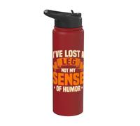 Amputation Prothesis Amputate Surgery Amputee Survivor Stainless Steel Insulated Water Bottle