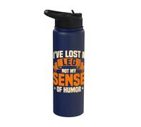 Amputation Prothesis Amputate Surgery Amputee Survivor Stainless Steel Insulated Water Bottle