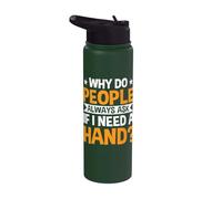 Amputation Survivor Amputate Surgery Amputee Recovery Stainless Steel Insulated Water Bottle