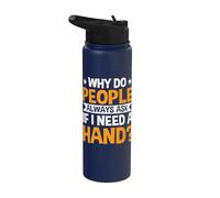 Amputation Survivor Amputate Surgery Amputee Recovery Stainless Steel Insulated Water Bottle