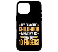 Amputee - 10 Fingers Memory Funny Handicap Amputation Case for iPhone 16 Pro Max