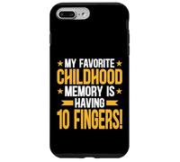 Amputee - 10 Fingers Memory Funny Handicap Amputation Case for iPhone 7 Plus/8 Plus
