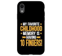 Amputee - 10 Fingers Memory Funny Handicap Amputation Case for iPhone XR