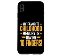 Amputee - 10 Fingers Memory Funny Handicap Amputation Case for iPhone XS Max