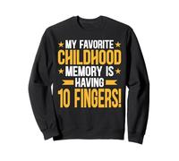 Amputee - 10 Fingers Memory Funny Handicap Amputation Sweatshirt