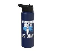 Amputee, Fake Limb & Artificial Leg Prosthetic Amputation Stainless Steel Insulated Water Bottle