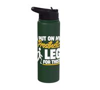 Amputee, Fake Limb & Artificial Leg Prosthetic Amputation Stainless Steel Insulated Water Bottle