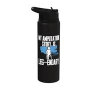 Amputee, Fake Limb & Artificial Leg Prosthetic Amputation Stainless Steel Insulated Water Bottle