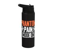 Amputee, Fake Limb & Artificial Leg Prosthetic Amputation Stainless Steel Insulated Water Bottle