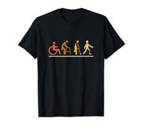 Amputee Leg Disabilities Evolution Prosthetic Leg Disorder T-Shirt