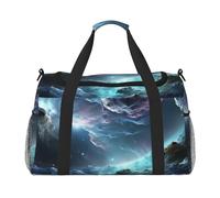 AMREWQYL 3D Graphics Universe Space printed Hand Travel Bag Casual luggage bag