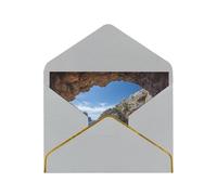 AMREWQYL Arch in Mallorca Spain printed Greeting Card Thank You Card with Envelopes