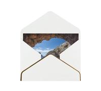 AMREWQYL Arch in Mallorca Spain printed Greeting Card Thank You Card with Envelopes