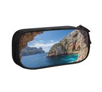 AMREWQYL Arch in Mallorca Spain printed pencase Pencil Bag Stationery storage box