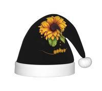 AMREWQYL Blessed to Be Called Sunflower printed Christmas hat for Kids Christmas Decoration Hat