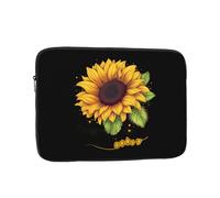 AMREWQYL Blessed to Be Called Sunflower Printed Laptop Case Shockproof Portable Laptop Inner Bag