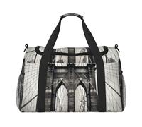 AMREWQYL Brooklyn Bridge printed Hand Travel Bag Casual luggage bag