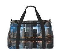 AMREWQYL Chicago Reflected printed Hand Travel Bag Casual luggage bag