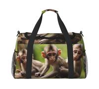 AMREWQYL Cute Little Monkeys printed Hand Travel Bag Casual luggage bag