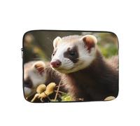AMREWQYL Foraging Ferret Printed Laptop Case Shockproof Portable Laptop Inner Bag