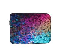AMREWQYL Glitter Sequin Spot Printed Laptop Case Shockproof Portable Laptop Inner Bag