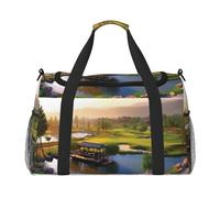 AMREWQYL Golf Resort Park printed Hand Travel Bag Casual luggage bag