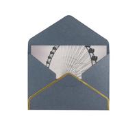 AMREWQYL Gray ferris wheel printed Greeting Card Thank You Card with Envelopes