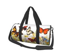 AMREWQYL Group of Butterflies printed Travel Bag Casual luggage bag