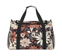AMREWQYL Hearts of Flower printed Hand Travel Bag Casual luggage bag