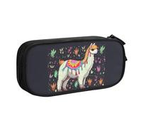AMREWQYL Indian Alpaca printed pencase Pencil Bag Stationery storage box