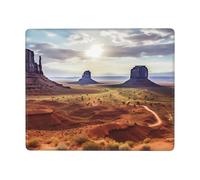 AMREWQYL Landscape of Monument Valley Printed Mousepad 7x9in Washable Computer Mousepad