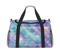 AMREWQYL Mermaid Scales printed Hand Travel Bag Casual luggage bag