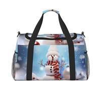 AMREWQYL Merry Christmas1 printed Hand Travel Bag Casual luggage bag