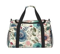 AMREWQYL Modern Bohemia Flower printed Hand Travel Bag Casual luggage bag