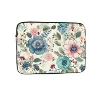 AMREWQYL Modern Bohemia Flower Printed Laptop Case Shockproof Portable Laptop Inner Bag