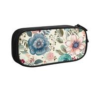 AMREWQYL Modern Bohemia Flower printed pencase Pencil Bag Stationery storage box