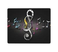 AMREWQYL Music Note2 Printed Mousepad 7x9in Washable Computer Mousepad