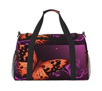 AMREWQYL Nice Butterfly printed Hand Travel Bag Casual luggage bag