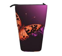 AMREWQYL Nice Butterfly printed Pencil Telescopic storage pouch