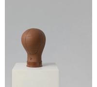 AMRISBTYS Head Model for Wigs with Guide Lines, Pre-marked Mannequin Head for Wig Making and Styling, Suitable for Almost All Wig Stands(dark brown lined - 21)