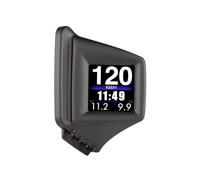 AMROOLOO Head up Display for Cars, Rotatable Screen In-car Instrument, Displaying Driving Data, GPS Speedometer, OBD Car Head-up Display, Suitable for All Cars, black