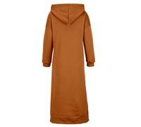 amropi Women's Maxi Long Sweatshirt Dress Top Hooded Pullover Long Sleeve Hoodie