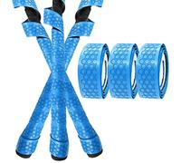 AMRTA Bat Grip Tape for Baseball 40" Standard Comfortable and Soft Bat 3 Grips for Tennis Softball Ice Hockey Grips, Pro Feel Replacement for Old Grip Tapes (Blue)