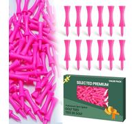 AMRTA Castle Golf Tees Plastic 2 1/4 Inch Pink Value 100 Pack