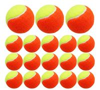 AMRTA Kids Tennis Balls Soft Elastic Low Compression Stage Pressureless Bulk Value 6/12/18/24 Pack, Training Tool for Outdoor Youth Beginner Practice (12 Pcs-Orange)