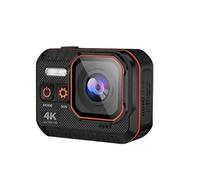 AMRTTWY Action Camera, 4K HD Wifi Camera Wide Angle Action Kamera Outdoor Sport Waterproof Bike Motorcycle Helmet Body Cam With LED Screen,for Cycling,Motorcycle