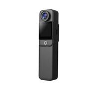 AMRTTWY Action Camera, Pocket Action Camera 4K Long Battery Stabilization Remote Webcam Sport Shooting Cam,for Cycling,Motorcycle(4-hour battery life,White)