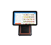 AMRTTWY Cash Register. 15.6" Integrated Touch Screen Register With Print And Window Functions .POS Machine(Single screen dark blue)