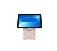 AMRTTWY Cash Register. 15.6" Integrated Touch Screen Register With Print And Window Functions .POS Machine(Single screen white)